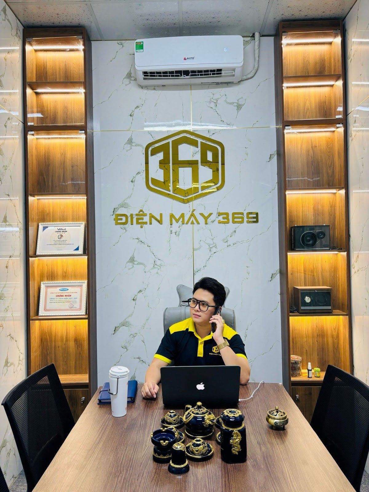 Nhà sáng lập chuỗi Điện Máy 369. Ảnh: Điện Máy 369