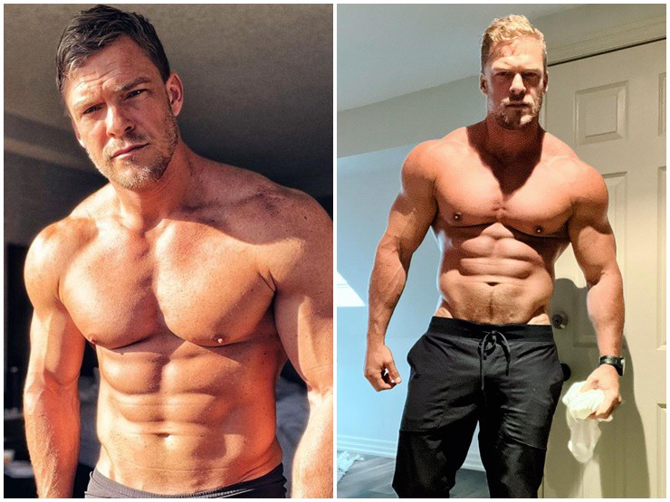 Dù đã U50, anh vẫn có body vạn người mê.