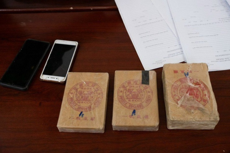 Tang vật trong vụ án. Ảnh CACC