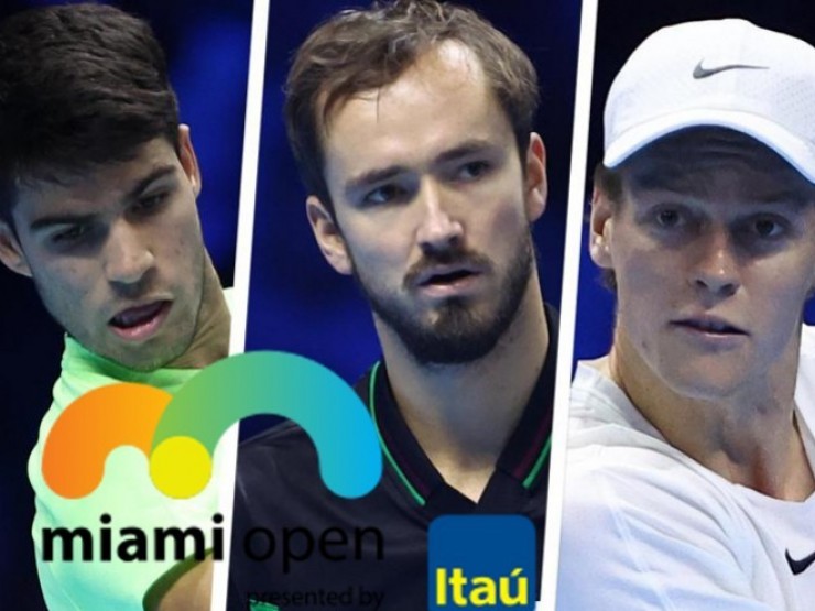 Lịch thi đấu tennis đơn nam giải Miami Open 2024