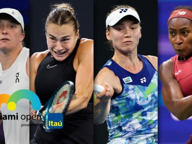 Kết quả thi đấu tennis đơn nữ giải Miami Open 2024