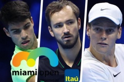 Thể thao - Lịch thi đấu tennis đơn nam giải Miami Open 2024