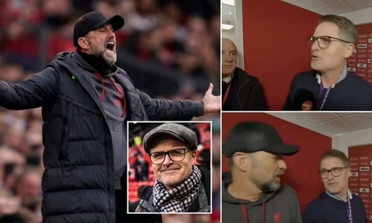 Nhà báo Fredericksen bảo vệ Klopp sau khi bị nhà cầm quân 56 tuổi mắng mỏ