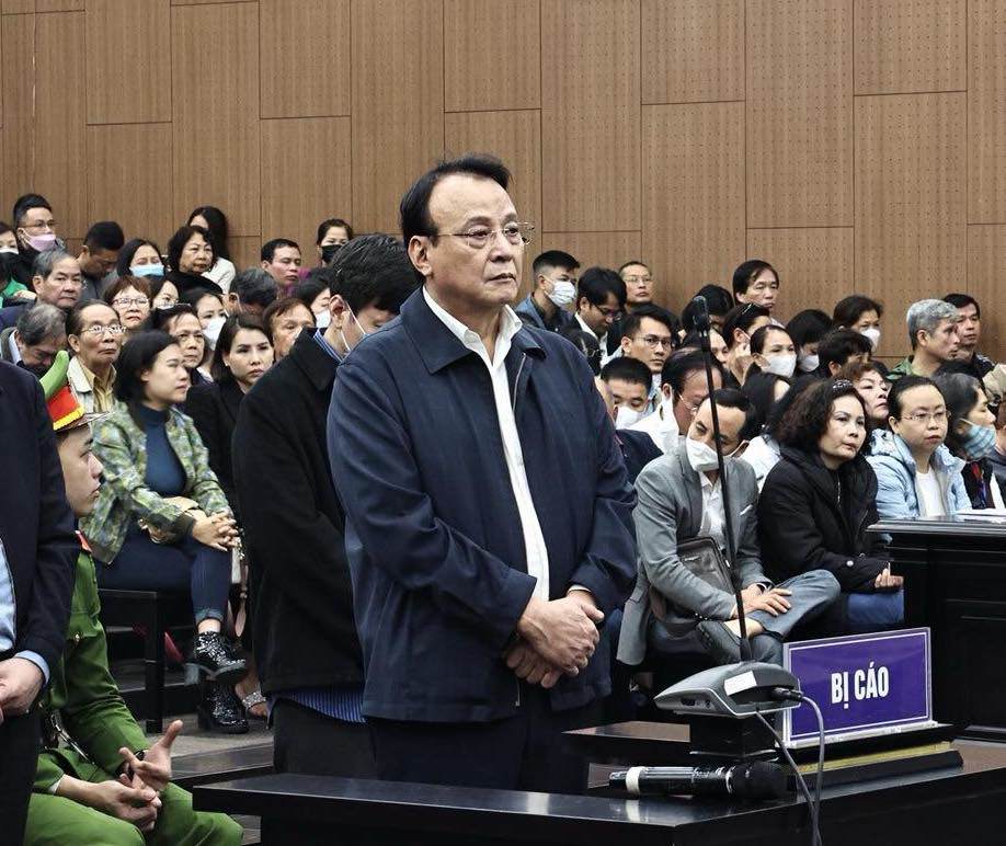 Bị cáo Đỗ Anh Dũng tại phiên tòa