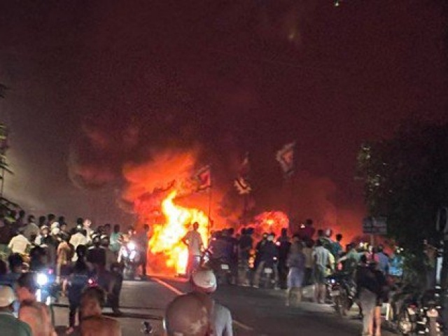 Tin tức trong ngày - Nổ bình gas mini khi nấu ăn, cháy rụi cả căn nhà