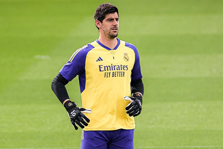 Thibaut Courtois vừa mới trở lại tập luyện được vài ngày