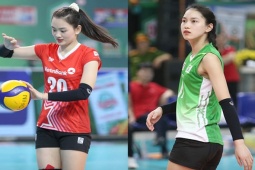 Thể thao - Người đẹp Thu Hoài và dàn hot girl bóng chuyền Việt Nam "gây sốt" giải quốc gia