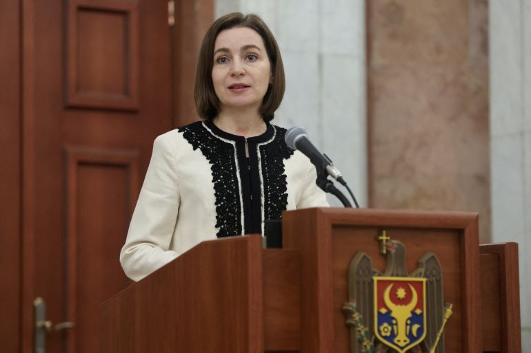 Thủ tướng Moldova Maia Sandu. Ảnh: Reuters