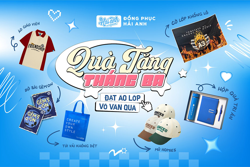 Hải Anh Uniform tung BST Xuân 2024 áo lớp phong cách Sporty - 5