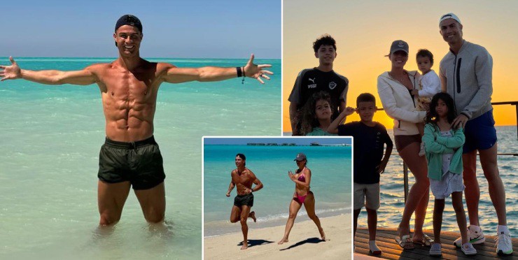 Ronaldo cùng gia đình du hí ở&nbsp;St. Regis Red Sea Resort