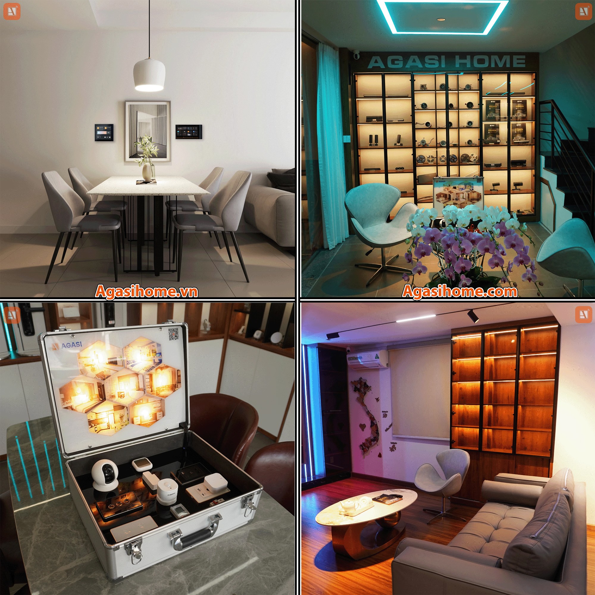 Agasi Home đem đến hàng loạt giải pháp cho một căn hộ hiện đại, tiện ích