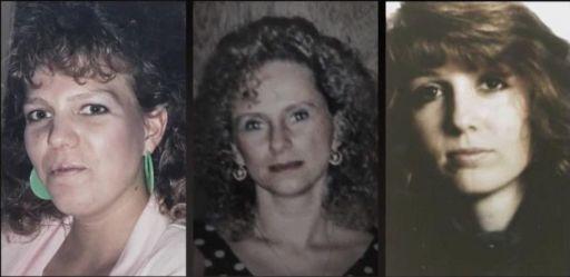 3 nạn nhân của George Russell từ trái qua: Mary Ann Pohlreich, Carol Beethe và Andrea "Randi" Levine.