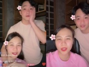 Đời sống Showbiz - Vợ chồng Cường Đô La lần đầu livestream, diện mạo đại gia phố núi gây cười