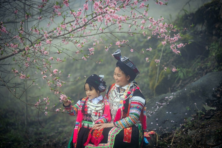 Cứ mỗi năm vào tháng 3, cả vùng đất dải biên cương Tổ quốc này được nhuộm hồng bởi hoa đào rực rỡ.