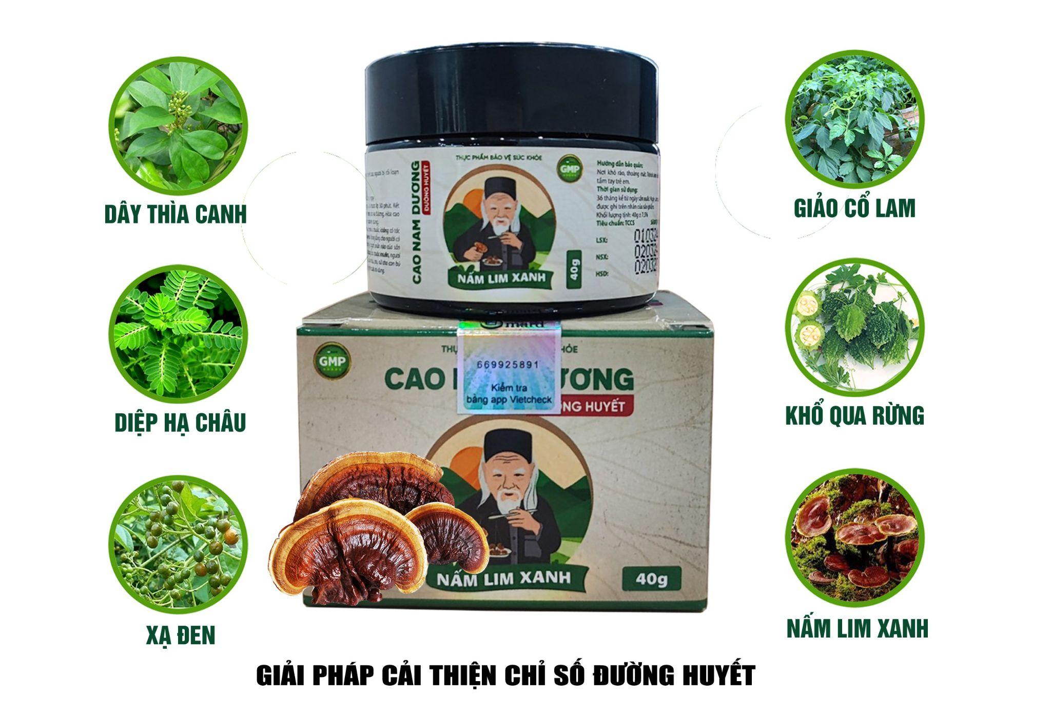 Cao Nam Dương đường huyết được bào chế từ các loại thảo dược quý