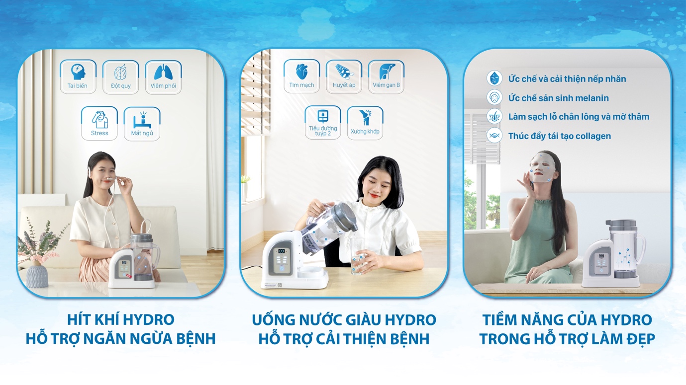 Máy Hydro Lourdes Hydrofix (Superior Edition) sở hữu 2 tính năng, mang tới 3 công dụng cho người dùng