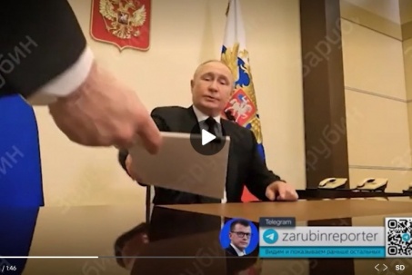 Video: Cảnh ông Putin làm việc sau khi biết tin vụ khủng bố ở Moscow