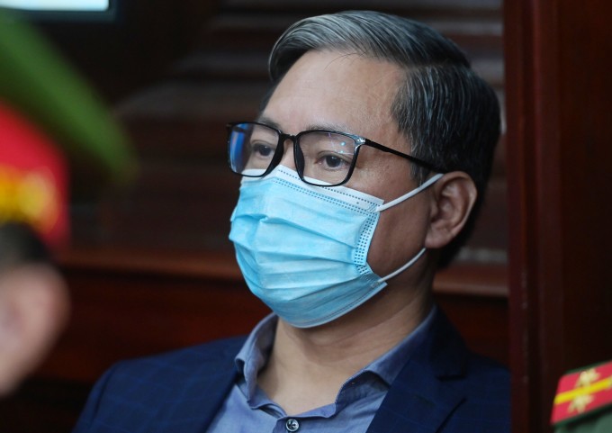 Ông Nguyễn Cao Trí luôn lặng lẽ trong các phiên xử, là bị cáo ít được HĐXX, VKS, luật sư đề cập nhất. Ảnh: Quỳnh Trần