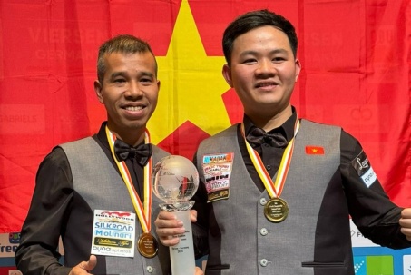 Bi-a Việt Nam lập kỳ tích vô địch thế giới: 3 loạt “Penalty” đi vào lịch sử