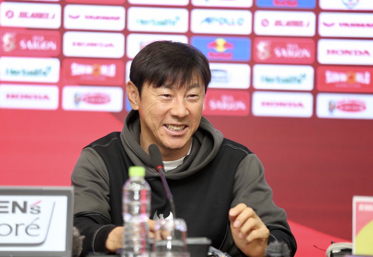 HLV Shin Tae Yong của Indonesia khá thoải mái trước màn tái đấu ĐT Việt Nam