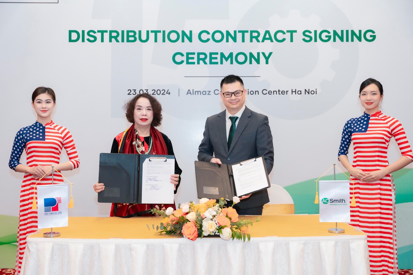 A. O. Smith chính thức ký thỏa thuận hợp tác chiến lược với Công ty TNHH Phú Tiến