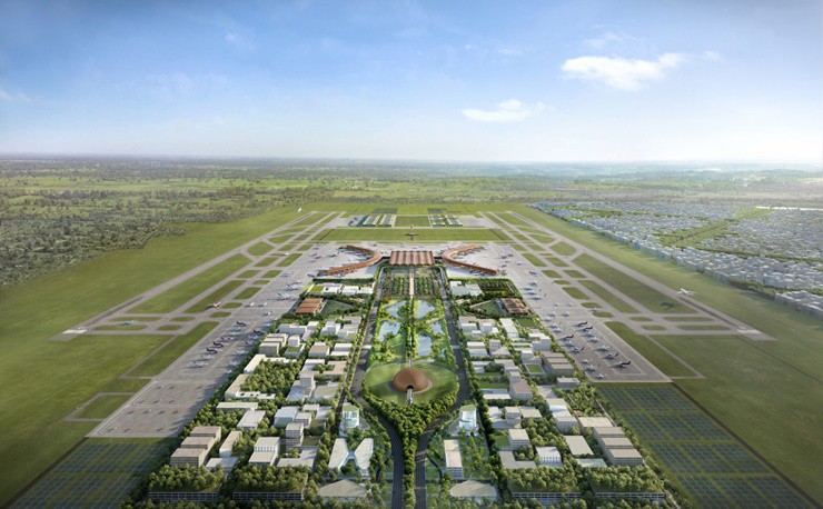 Campuchia đang xây dựng sân bay quốc tế mới, cách trung tâm Phnompenh 20km.
