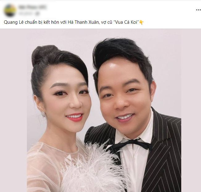 Thực hư tin "Quang Lê sắp kết hôn với Hà Thanh Xuân" - 2