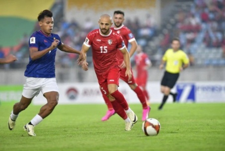 Video bóng đá Syria - Myanmar: Bước ngoặt thẻ đỏ, kinh hoàng 7 bàn (Vòng loại World Cup)