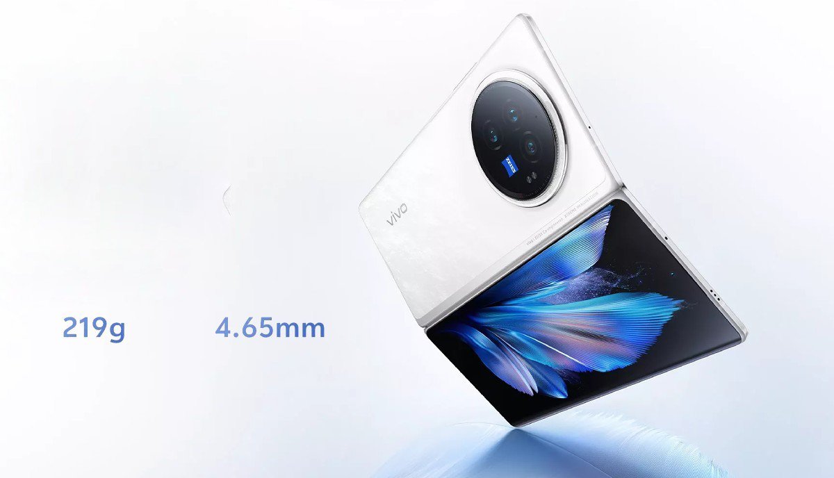 Vivo X Fold 3 siêu nhẹ.