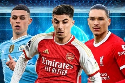 Bóng đá - Bảng xếp hạng Ngoại hạng Anh không bù giờ: Man City đứng trên Arsenal - Liverpool