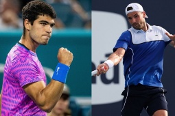 Trực tiếp tennis Alcaraz - Dimitrov: Break point quyết định, Dimitrov định đoạt (Miami Open) (Kết thúc)