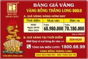 Giá Vàng Rồng Thăng Long- Bảo Tín Minh Châu ngày 28.03.2024