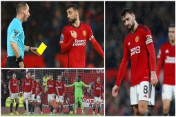 Fernandes đối diện án treo giò 2 trận, MU lo mất đội trưởng đấu Liverpool