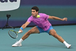 Thể thao - Video tennis Alcaraz - Dimitrov: Thắng lợi thuyết phục, nợ chồng thêm nợ (Miami Open)