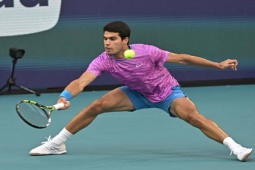 Thể thao - Video tennis Alcaraz - Dimitrov: Thắng lợi thuyết phục, nợ chồng thêm nợ (Miami Open)