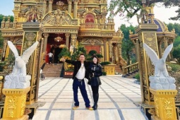 Kinh doanh - Choáng ngợp lâu đài 100 tỷ lấp lánh ánh vàng của “đại gia đồng nát” Nghệ An