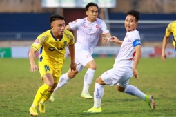 Video bóng đá SLNA - Hải Phòng: Giằng co quyết liệt, hồi hộp cuối trận (V-League)
