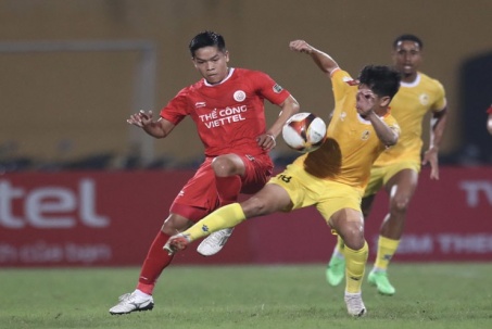 Video bóng đá Thể Công Viettel - Quảng Nam: Rượt đuổi 5 bàn, vỡ òa phút 90+5 (V-League)
