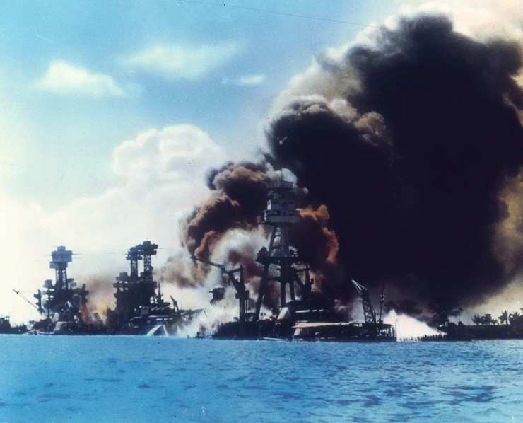 Trân Châu Cảng, căn cứ hải quân Mỹ ở Hawaii bị Nhật Bản tấn công vào năm 1941.