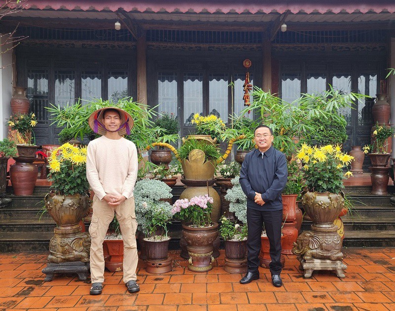 Tác phẩm tre bonsai này anh Luân coi như báu vật, không bán bằng bất cứ giá nào.