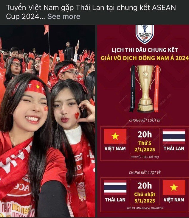 Bạn trẻ ‘tiếp lửa’ cho Đội tuyển Bóng đá Việt Nam trước thềm Chung kết ASEAN Cup 2024 - 2