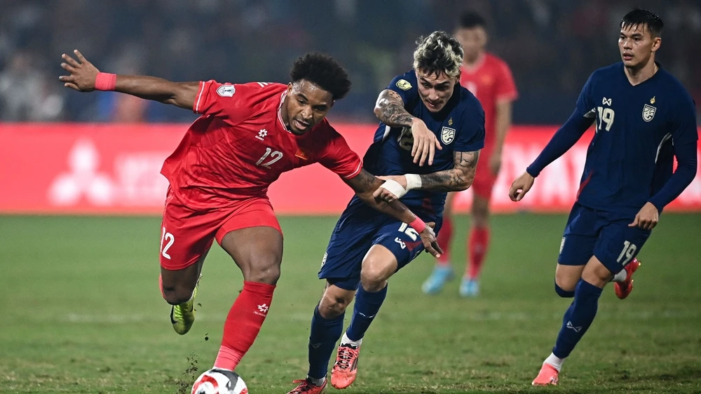 Nguyễn Xuân Son là mũi nhọn khiến Thái Lan phải e ngại. Ảnh: AP.