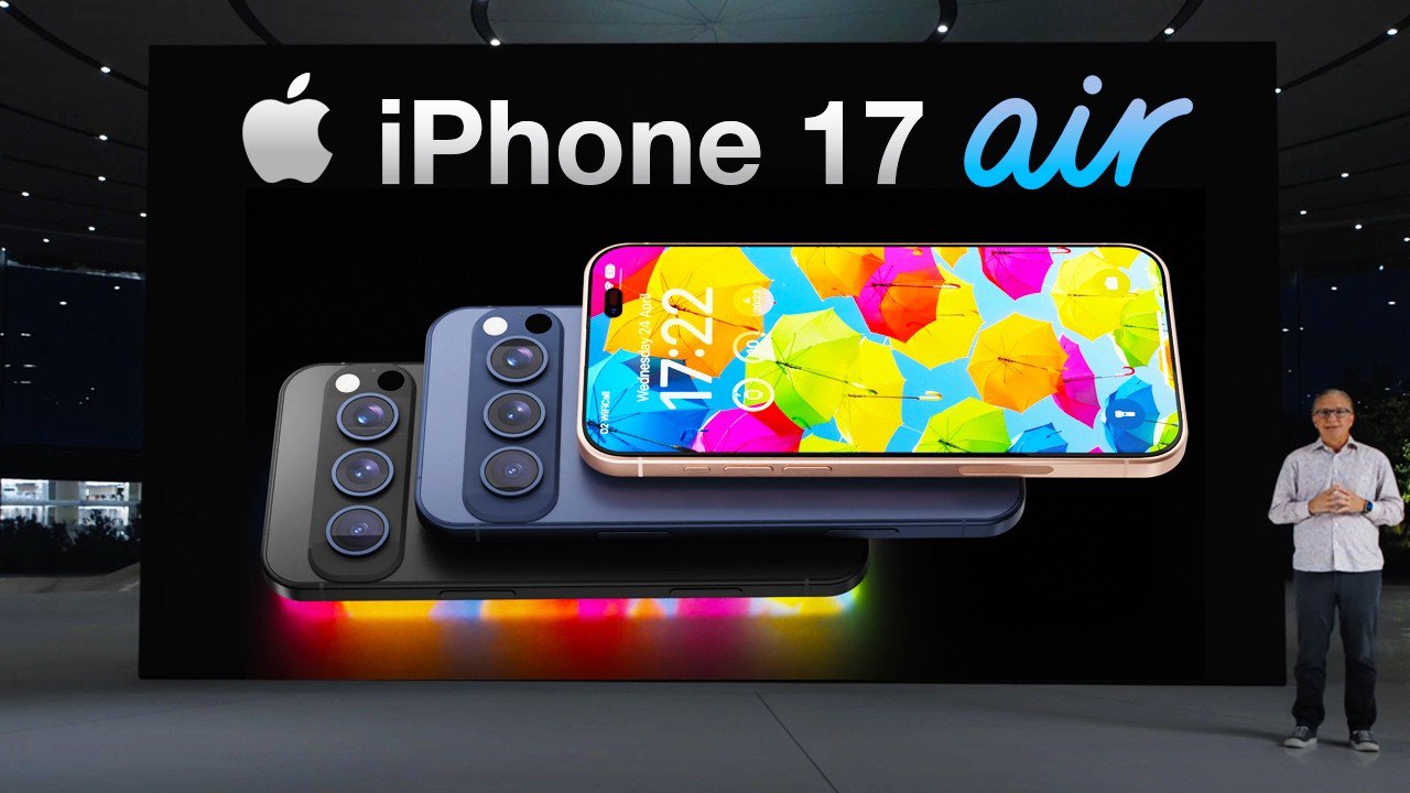 Ảnh concept iPhone 17 Air.