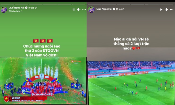 Dù không tham dự AFF Cup 2024, trung vệ Quế Ngọc Hải vẫn đồng hành cùng ĐT Việt Nam qua từng trận đấu