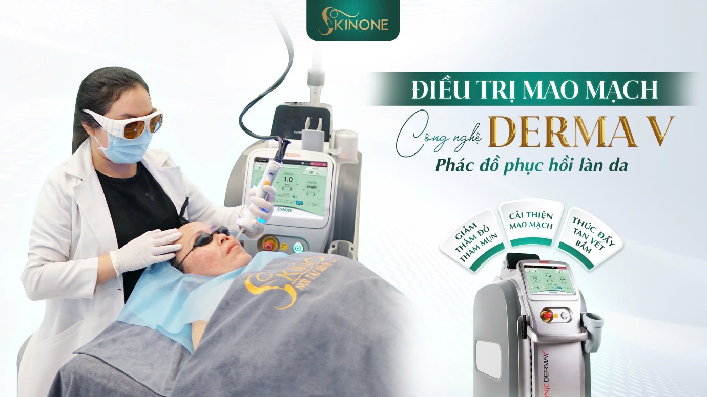 Bệnh lý về mao mạch gây ảnh hưởng đến thẩm mỹ.