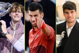 Thể thao - Tranh bá chủ Australian Open: Djokovic và Sinner nhiều nguy cơ, Alcaraz chờ bứt phá