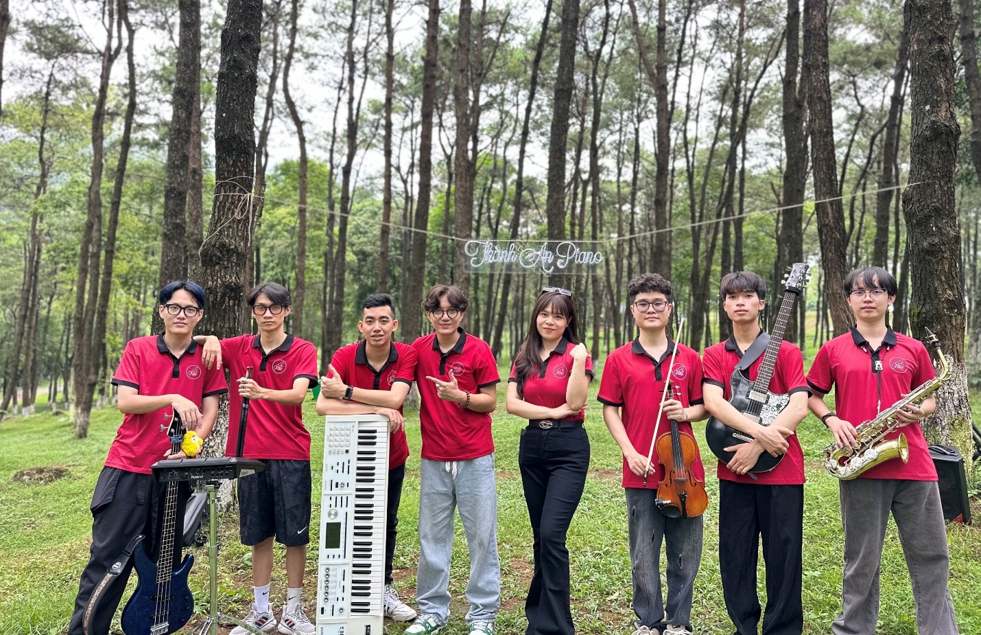 Band nhạc Thành An Piano do Thuý Nga thành lập