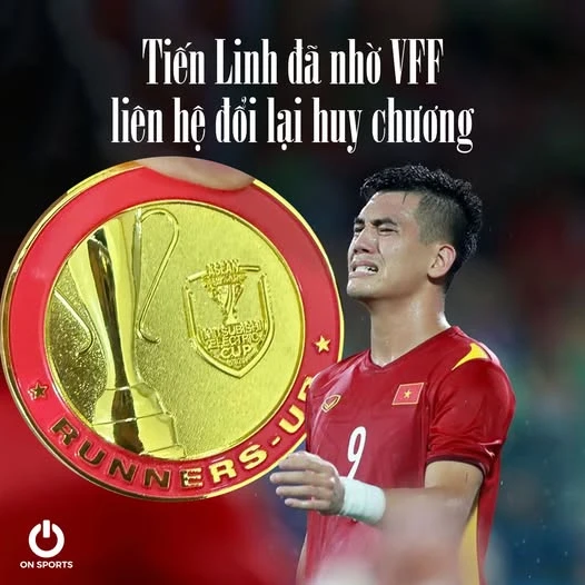 Còn đồng đội của Nguyễn Xuân Son lại nhận "huy chương á quân".