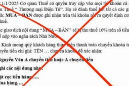 Thực hư thông báo "thu thuế thương mại điện tử 10%" đang lan truyền trên mạng xã hội