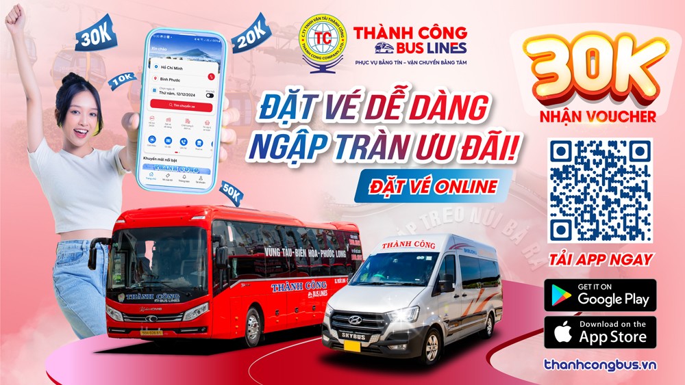 Thành Công Bus Lines ra mắt ứng dụng app và website đặt vé xe khách trực tuyến - 1